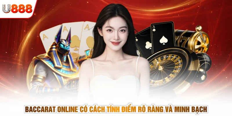 Baccarat online có cách tính điểm rõ ràng và minh bạch