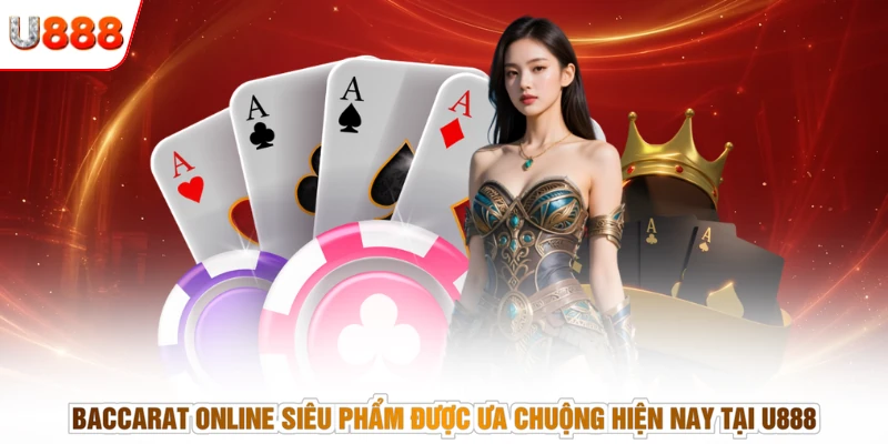 Baccarat online siêu phẩm được ưa chuộng hiện nay tại U888