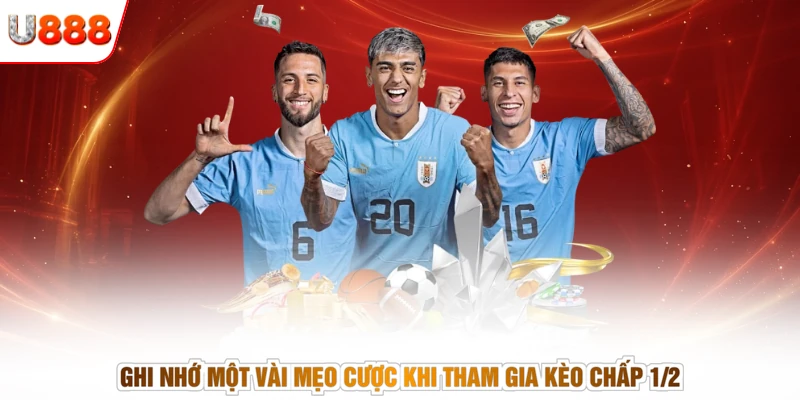 Ghi nhớ một vài mẹo cược khi tham gia kèo chấp 1/2