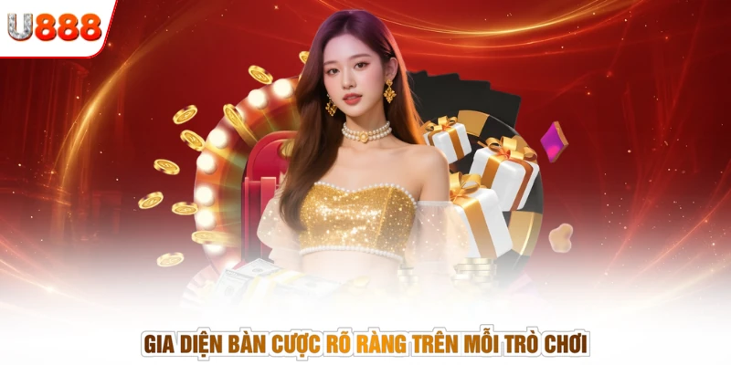 Gia diện bàn cược rõ ràng trên mỗi trò chơi