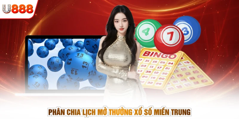 Phân chia lịch mở thưởng xổ số Miền Trung